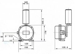 鋼鐵廠皮帶檢測輸送機(jī)防偏開關(guān) 兩級跑偏開關(guān)KBW-220P防爆兩級跑偏開關(guān)