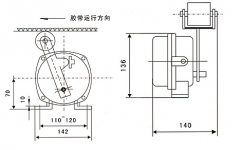 速度開關，測速傳感器XSAV11801（低速型）高低速速度開關